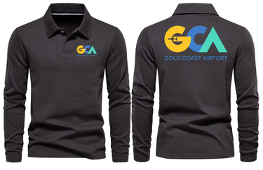 GCA AIRPORT LONG SLEEVE POLO